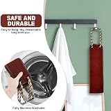 URAQT Exfoliating Back Scrubber 37 Inch Bath Body Brush with Handles view 7