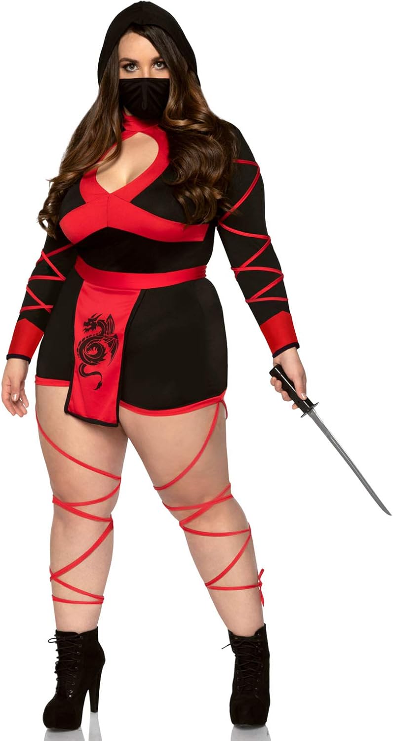 Leg Avenue Women's Dragon Ninja Costume: Clothing