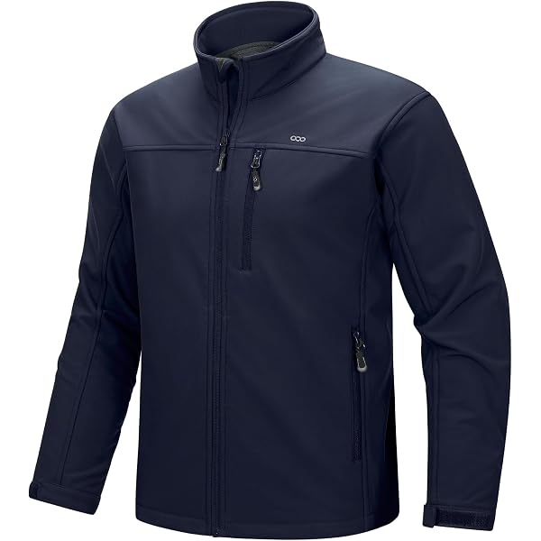 33,000ft Men's Lightweight Softshell Jacket Warm Fleece Lined