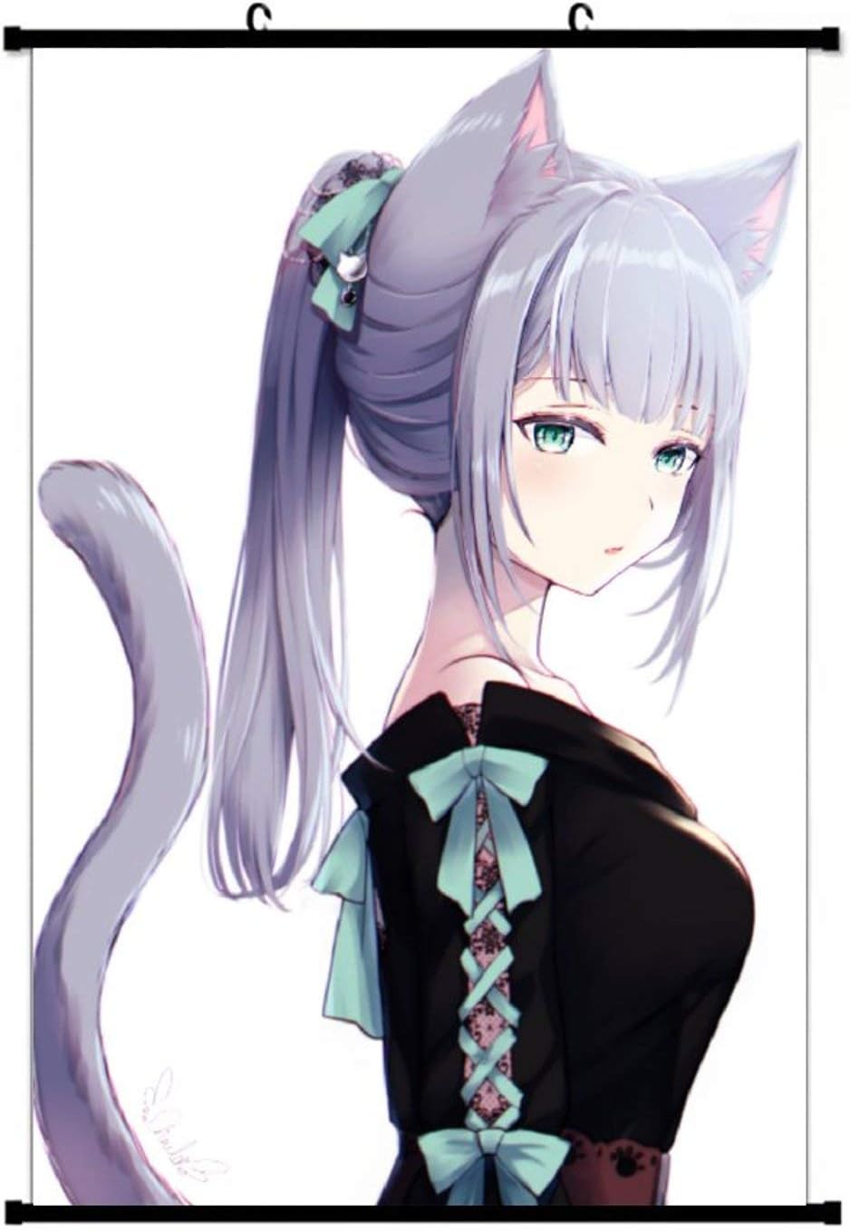 Nekomimi in Profile [Original] Anime Japanese Manga Sexy Bishojo Poster for Anime Fans and Otaku Gifts