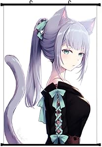 Nekomimi in Profile [Original] Anime Japanese Manga Sexy Bishojo Poster for Anime Fans and Otaku Gifts