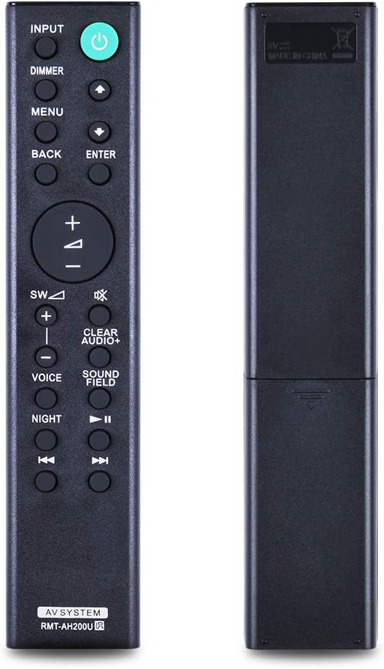Amazon.com: New Replacement Remote Control RMT-AH200U for Sony Home Theater System, Compatible 