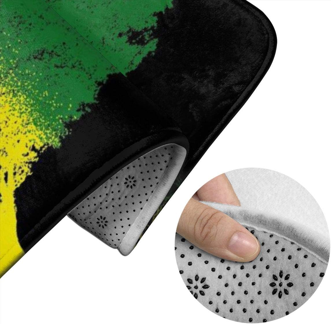 Amazon Com Rastafarian Reggae Rasta Style Tree 2 Piece Bathroom Rug Set Bath Mats And Contour Bath Rug Combo Home Kitchen
