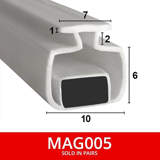 magnétique de douche joints pour canaux Vendu en paires pliable