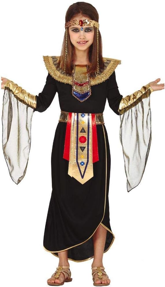 JCHPRODUCTS Egyptian Girl Child Costume5-6y Cleopatra Nefertiti Ancient Egypt Fancy Dress