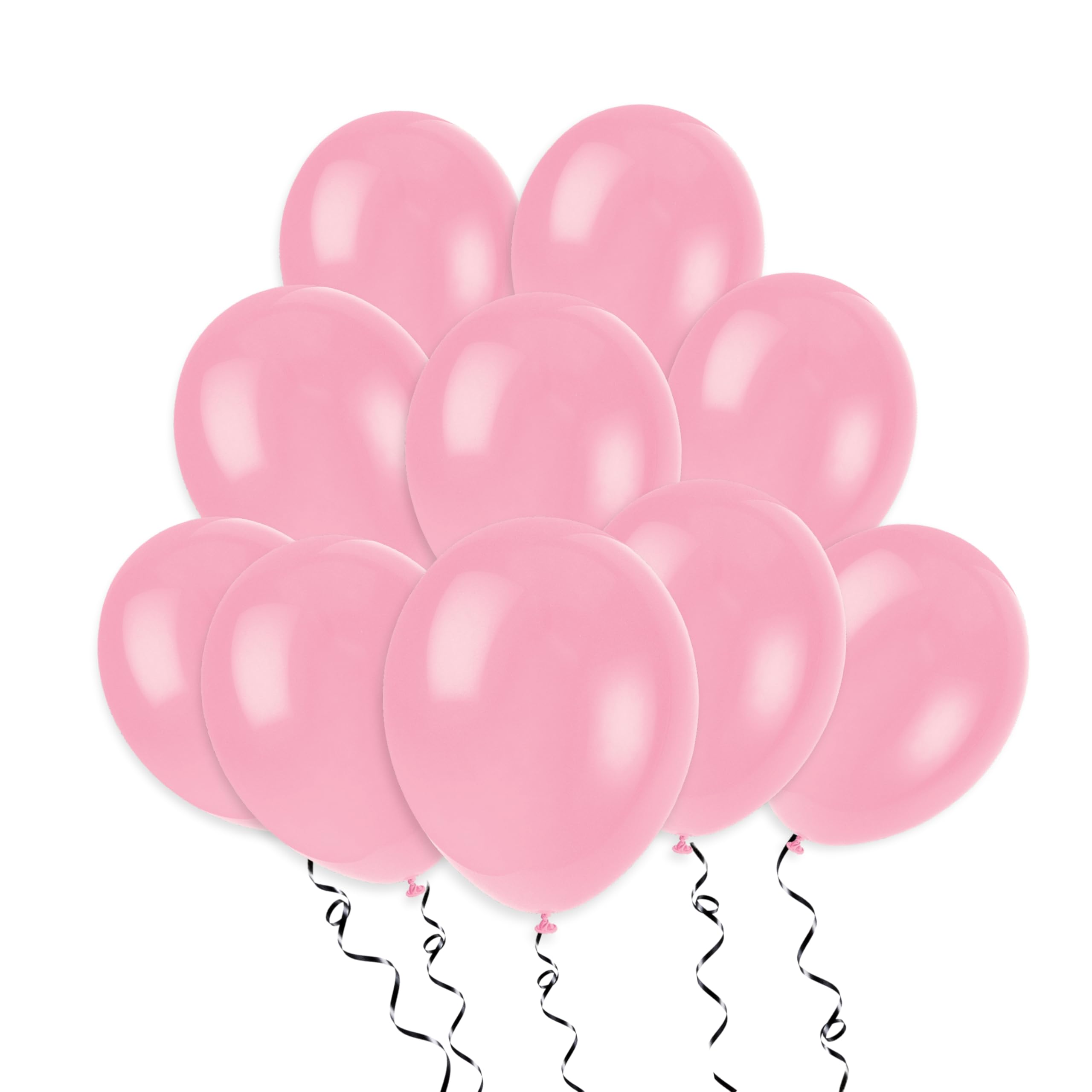 Blush Pink Premium Latex Balloons (30cm) Pack of 10 - Party Decorations for Celebrations and Events