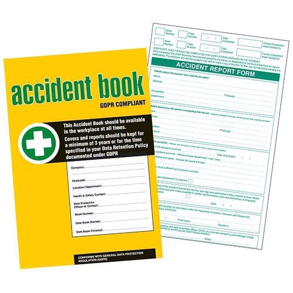RP Printers AEC5749 GDPR Compliant Business Accident Book