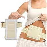 [2 Pack] Feeding Tube Belt, PEG Tube Holder G-Tube Protective Belt Breathable Beige with Slit for G Tube J Tube PEG Tube Supplies, No More Taping The Tube