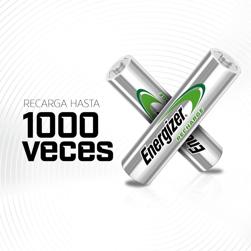 Recharge Power Plus - Pilas Recargables AA (Paquete de 8)