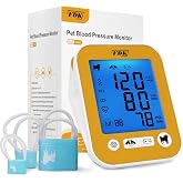 FDK Veterinary Blood Pressure Monitor for Dog Cat Pet Silent | Animal Automatic Digital BP Machine with Large LCD Screen Backlight 3 Cuffs 270 Data Memory