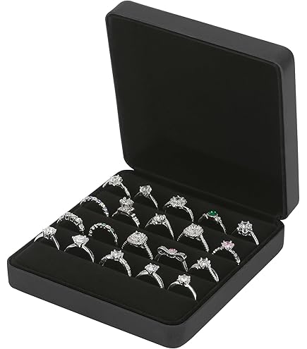Amazon.com: Booinxaa Ring Storage Boxes for Multiple Rings