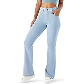 High Waisted Bootcut Jeans for Women, Fitted with Soft Stretch Fabric for Straight Leg Fit & Jeggings Comfort