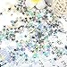 SUNVORE Star Confetti Holographic Stars Glitter Confetti, Great for Party Decoration, Wedding Supplies and Nail Art, Pack of 50g (Size- 6mm)