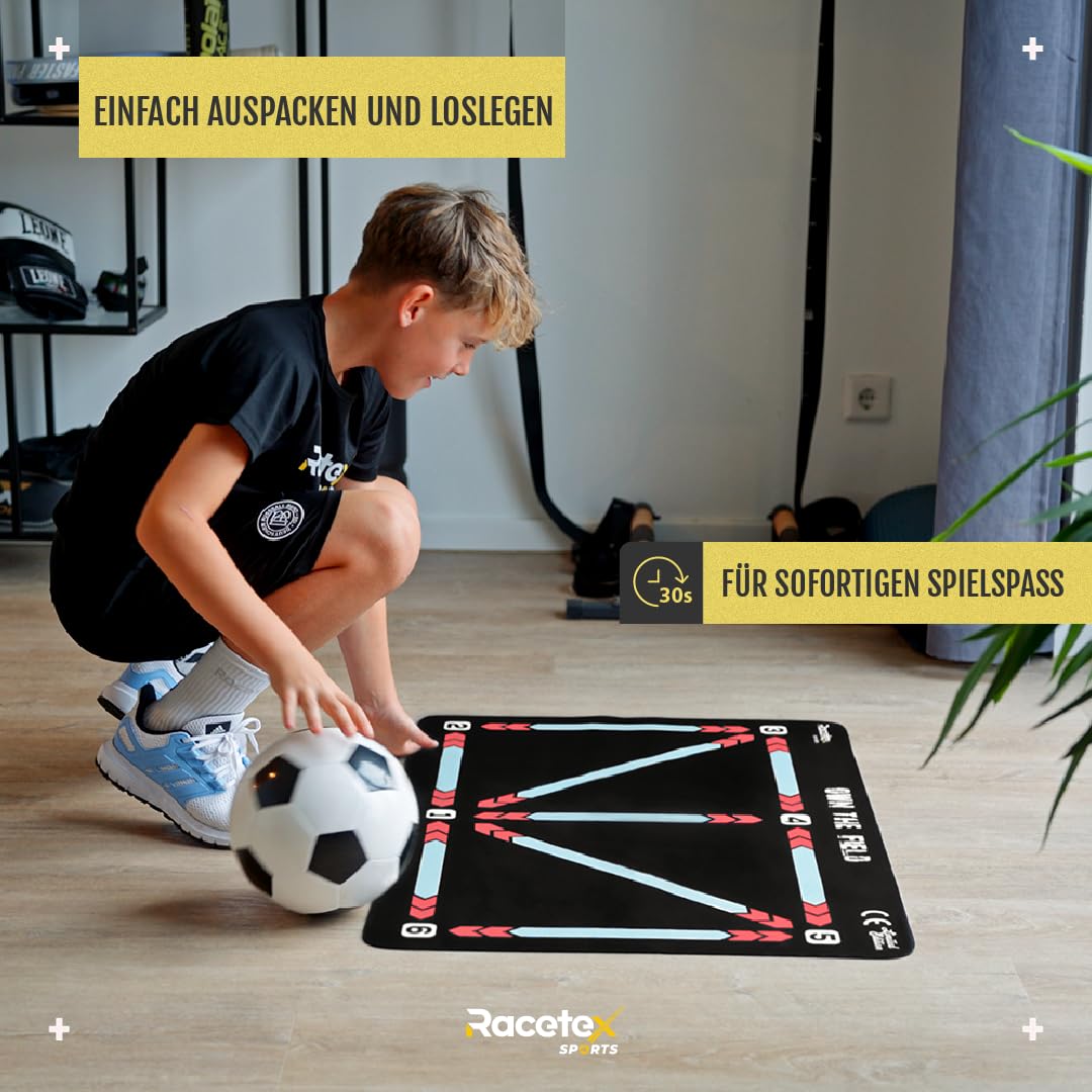 Racetex Fussballmatte Training Kinder 60x90 cm/Perfekt für Fußball Training 2
