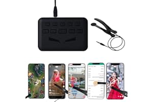 AYSUNY 5 Ports Auto Clicker for Phones, Screen Device Automatic Tapper M6, Smart Simulated Finger Continuous Clicking, Adjustable Speed Physical Clicker, Suitable for Games, Live Broadcasts Likes, Reward