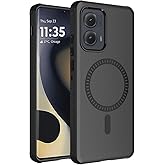 Nakedcellphone Flex Series for Motorola Edge 2024 Phone Case (Compatible with MagSafe) - Matte Black