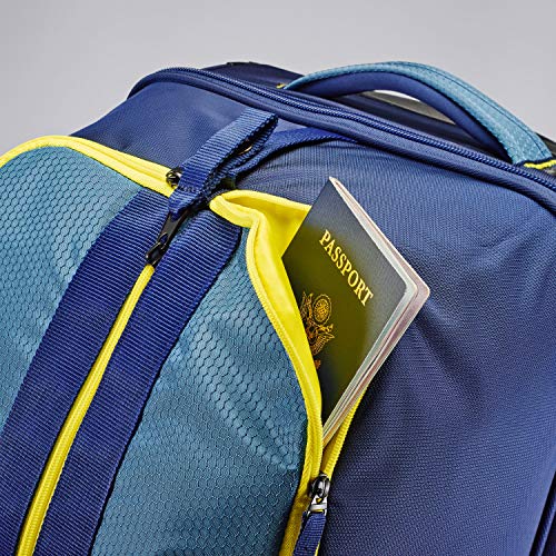 High Sierra Dells Canyon Wheeled Duffel Bag, Graphite Blue/True Navy