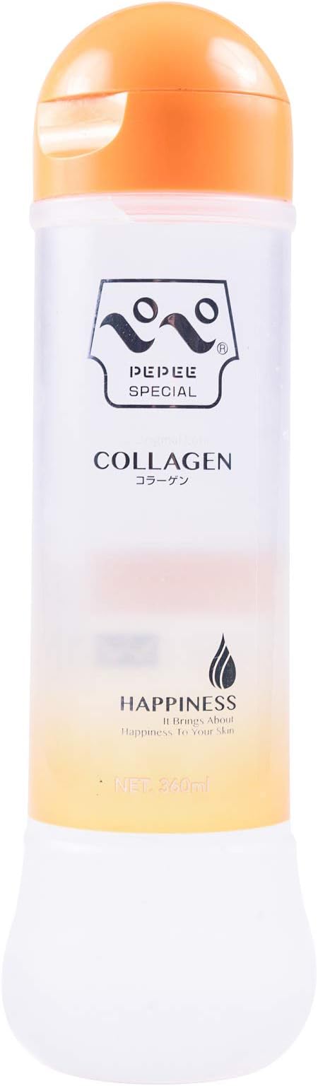 Pepee Collagen 360ml Water-Based Mult Purpose Personal Lubricant and Japanese Massage Lotion