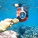 Snorkel Mask Sportneer 180° Full Face Diving Mask, Anti-Fog Anti-Leak Diving Snorkeling Scuba Equipment with Adjustable Straps