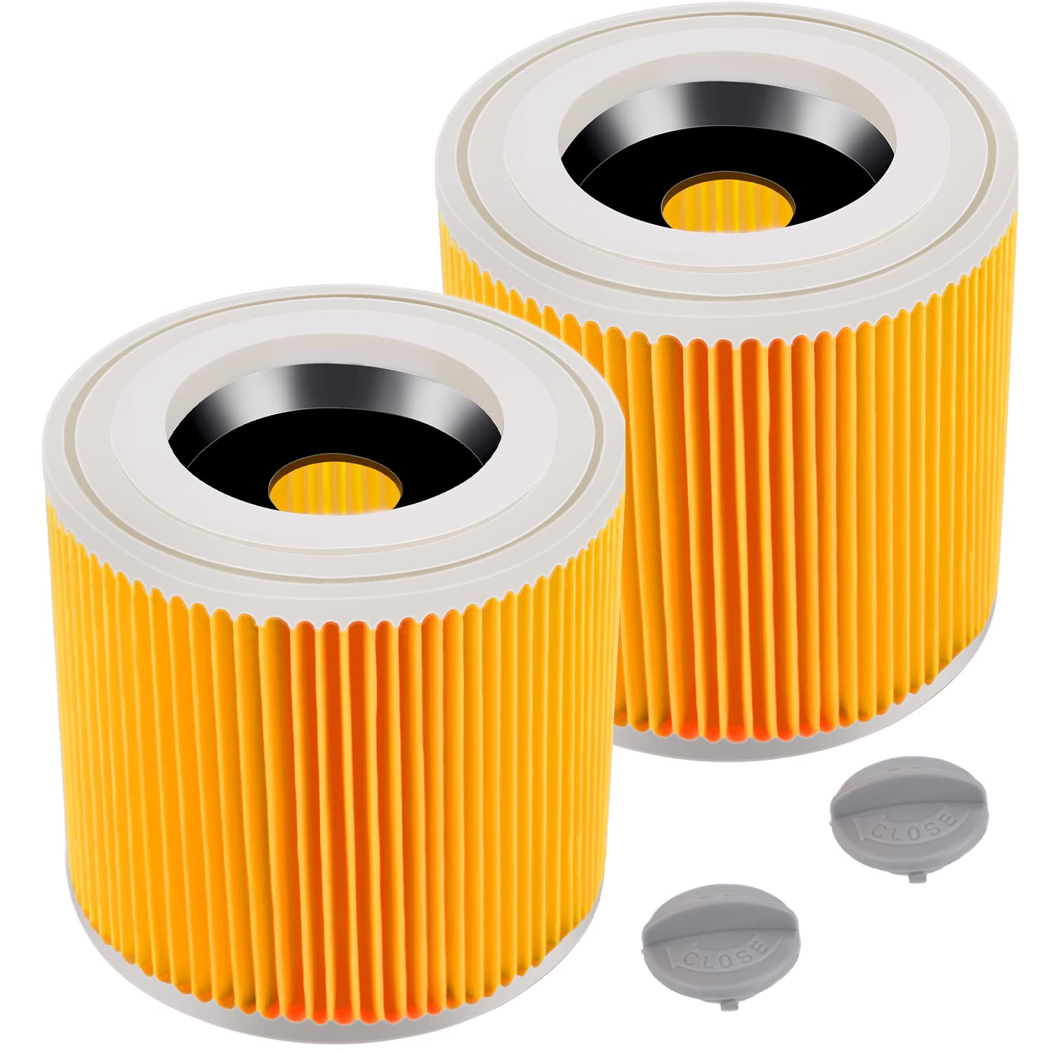 Rebirthcare wd2 wd3 filters for kärcher wd3 premium wd2 wd3 wd3p wd1 mv2 mv3 a2004 a2604 a2204 a2054 se4001 se4002 cartridge filter replacement wet & dry vacuum filter replace# 6.414-552.0/64145520