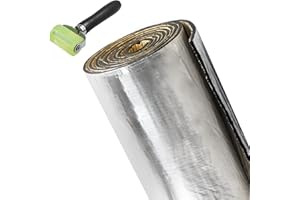 BUYUNEED Thermal Sound Deadening Heat Shield Insulation Mat-Car Engine Bays,Firewall Noise Reduce 3/8" Stronger Foam Vibration Proof Pad with Roller (28"x39")