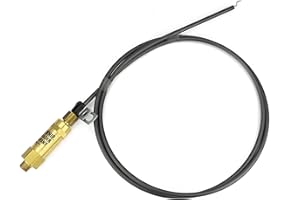 CONRADER Throttle Control Cable BULLWHIP for Gas AIR COMPRESSORS 8HP to 14HP (48" Cable)