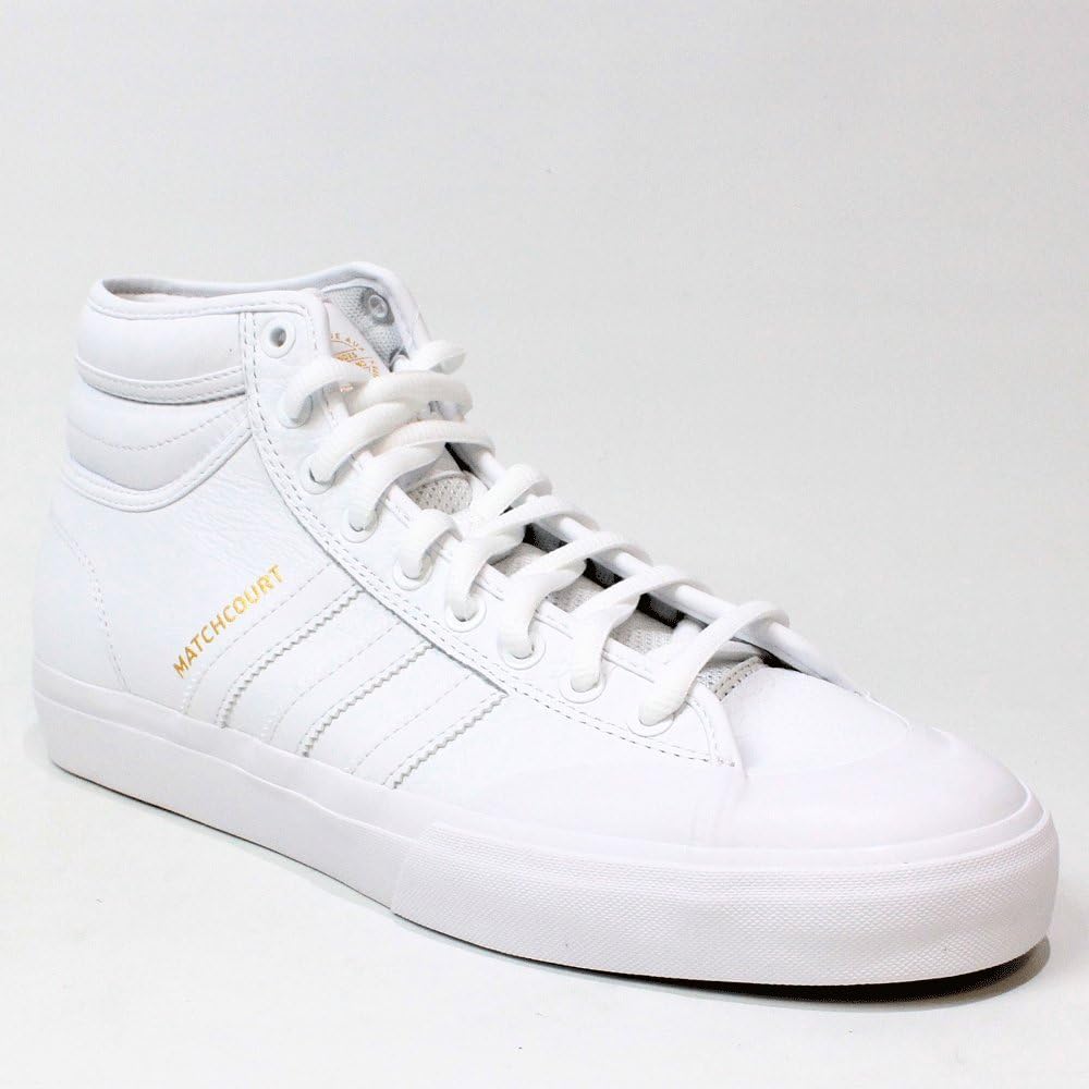 Amazon アディダス スニーカー Adidas Skateboarding アディダス スケートボーディング メンズ レザー ハイカット スニーカー マッチコート レザースニーカー White Cq1122 26 5cm Adidas アディダス スニーカー