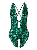 SOLY HUX Women's One Piece Lingerie Sexy Lace