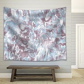 Vivid Repeating Map - for Easy Making Seamless Pattern Use It for Filling Any Contours - Fabric Wall Tapestry Home Decor - 51x60 inches