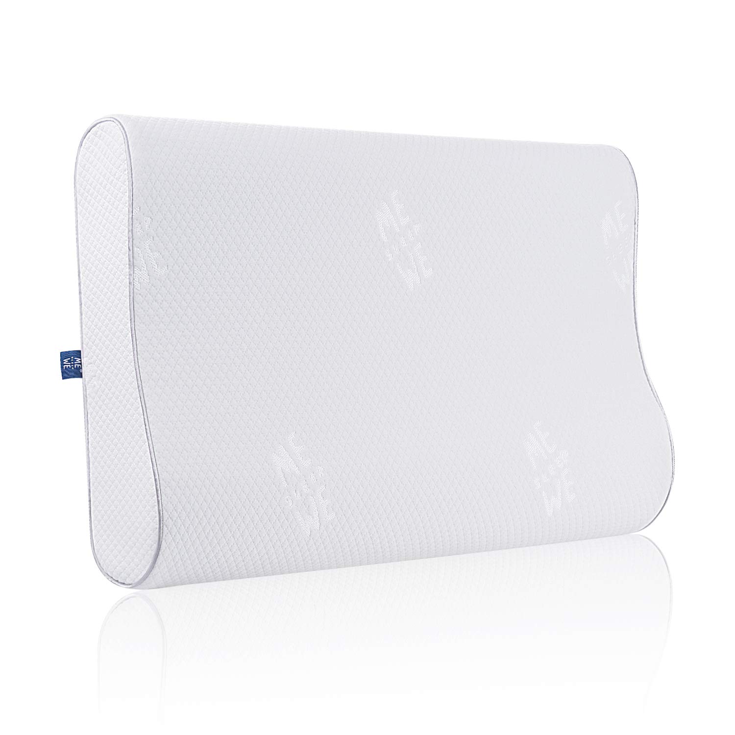 Mewe Memory Foam Pillow Bed Pillows Neck Support Pillow Orthopedic Pillow For Side Sleeper Neck Pillow For Neck Pain Neck Support For Back Stomach