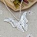 Usstore Women Pendant Lovely Silver Butterfly Pendant Chain Necklace Alloy Jewelry Gift