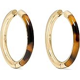 kate spade new york womens Interlock Hoops