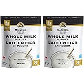 Medallion Brand Whole Milk Powder 500g 2 Pack - Dried Milk from Canada, Free of Antibiotics, No rbST or rBGH