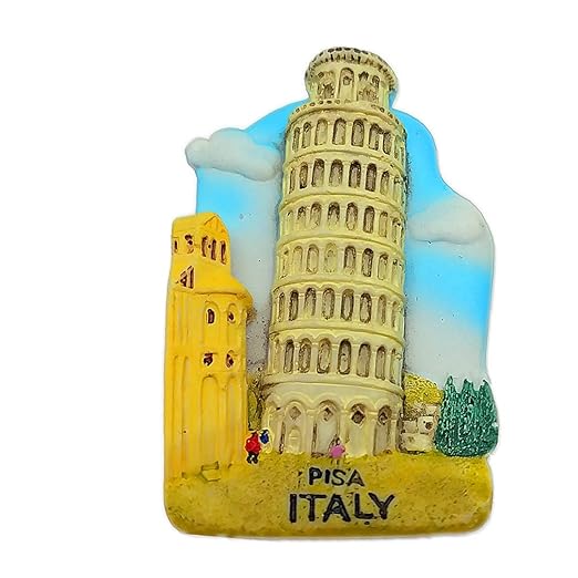 Hqiyaols Souvenir Torre Inclinada Pisa Pizza Italia Refrigerador ...