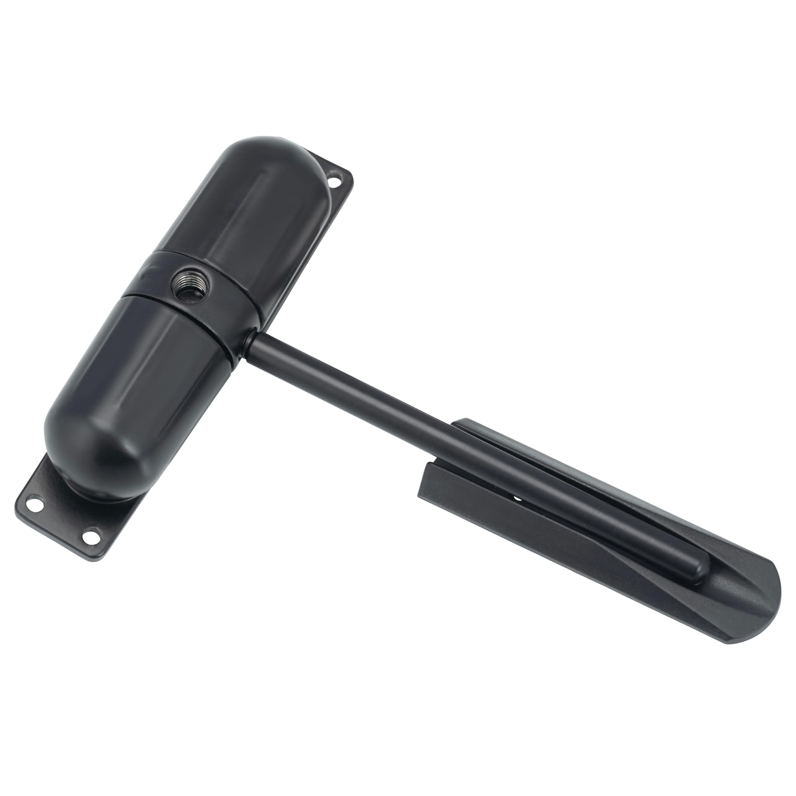Burg Wachter Spring Loaded Adjustable Auto Closing Door Closer - Home & Commercial – Black