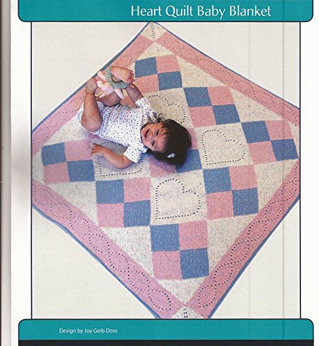 Heart Quilt Baby Blanket Fiber Trends Knitting Pattern CH-50
