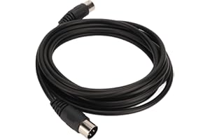 4 Pin DIN Connector Cable, 9.8ft Male to Male Power Supply Cable for Stereo Equipment, Sound Adapter