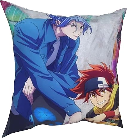 Amazon Co Jp Sk エスケーエイト スケートボード レキ ランガ テレビアニメ 枕カバー クッションカバー グッズ 枕 枕快眠枕 インテリア飾り 背あて 洗濯可 椅子用 ホーム キッチン