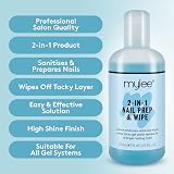 MYLEE Nail Gel Prep Wipe and Remover Cleanser 2x250ml UV LED Gel System view 2