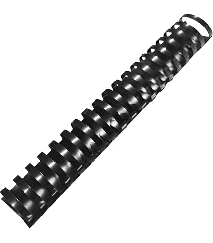 Amazon.com : Binditek 10 Pack Plastic Binding Comb Spines, 2 Inch Diameter,  450 Sheet Capacity, 19 Ring, for Letter Size, Black, for Students and  Coworkers : Office Products