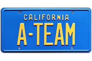 The A-Team | A-Team | Metal Stamped License Plate