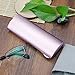 EZESO Aluminum Eyeglasses Case Matte Hard Shell Frosted Spectacles Box (Purple)
