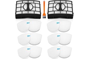 NEZXEIY for Shark Replacement Filter ZU561 ZU560 Navigator Lift-Away Speed Self Cleaning Brushroll Lightweight Zero-M Upright Vacuum ZU572 ZU562 UV650 UV725 ZU560C ZD400 ZD402 with HEPA Part XFFK560 XHEP560