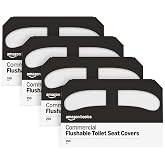Amazon Basics Disposable Toilet Seat Covers, 4 Packs of 250 Count