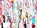 Lucky Girl Ponytail Holders, Grab Bag Set of 20, Soft Elastic Ribbon Knotted Hair Ties