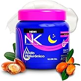 NK Professional Care Nourishing Hair Mask – Hydrating Hair Mask with Hyaluronic Acid, Argan Oil & Vitamin E – Mask for Dry & Damaged Hair, Anti-Frizz & Repair Treatment 300g jar