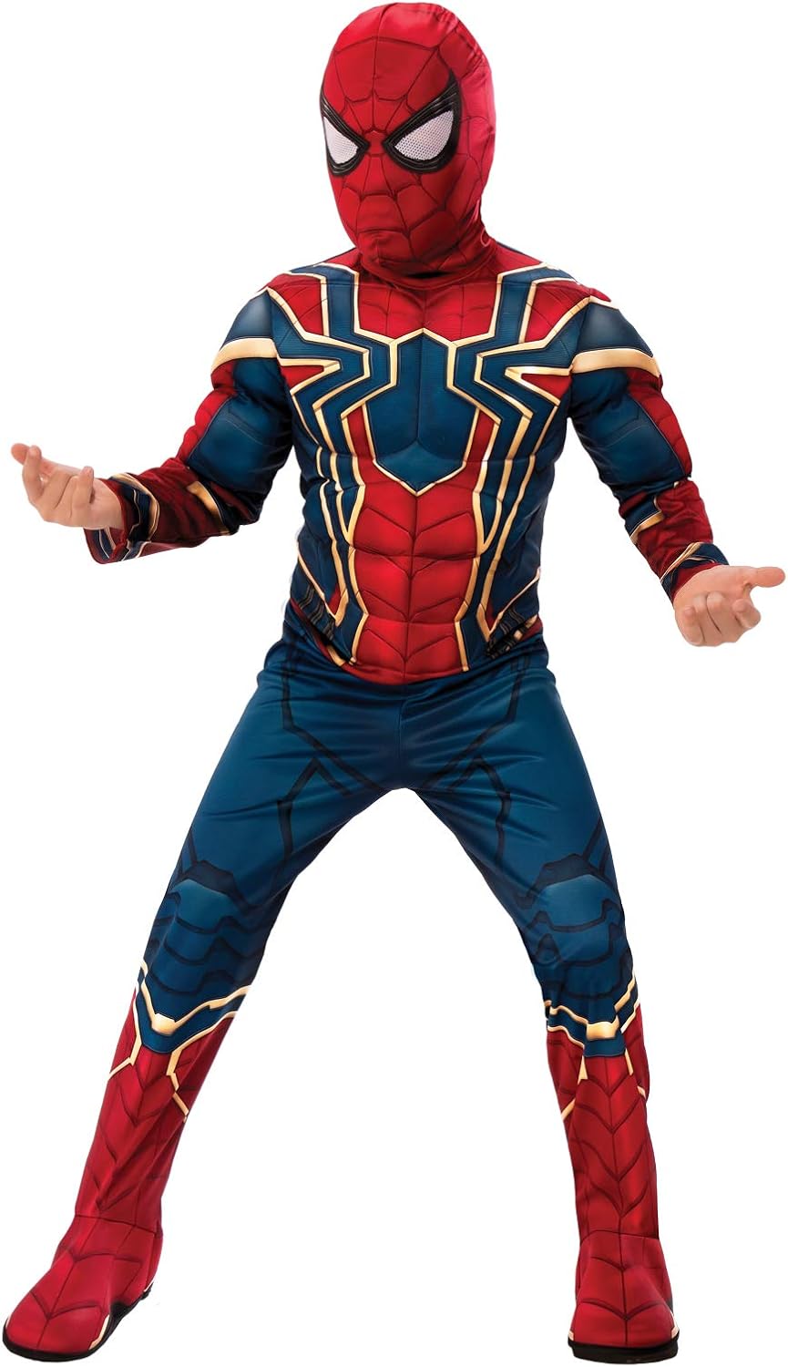 Rubie's Official Avengers Iron Spider, Spiderman Deluxe Child Costume Amazon.co.uk Clothing