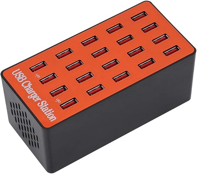 18A 5V 20 Port Fast Charging Station, USB Hub Fireproof Amazon.co.uk