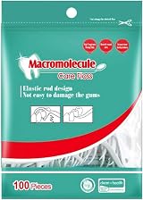 HouChanges Floss Sticks 2 in 1 Dental Toothpick 100Pcs Polyethylene