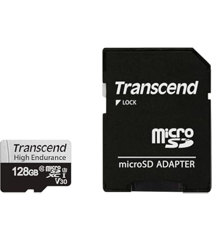 Amazon.com: Transcend 128GB microSDXC Micro SD Card w/Adapter, Up
